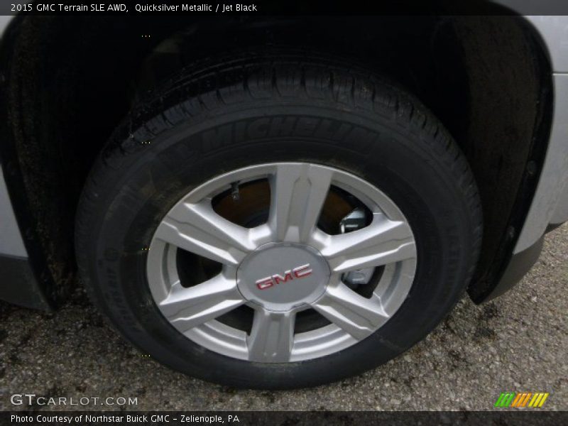 Quicksilver Metallic / Jet Black 2015 GMC Terrain SLE AWD