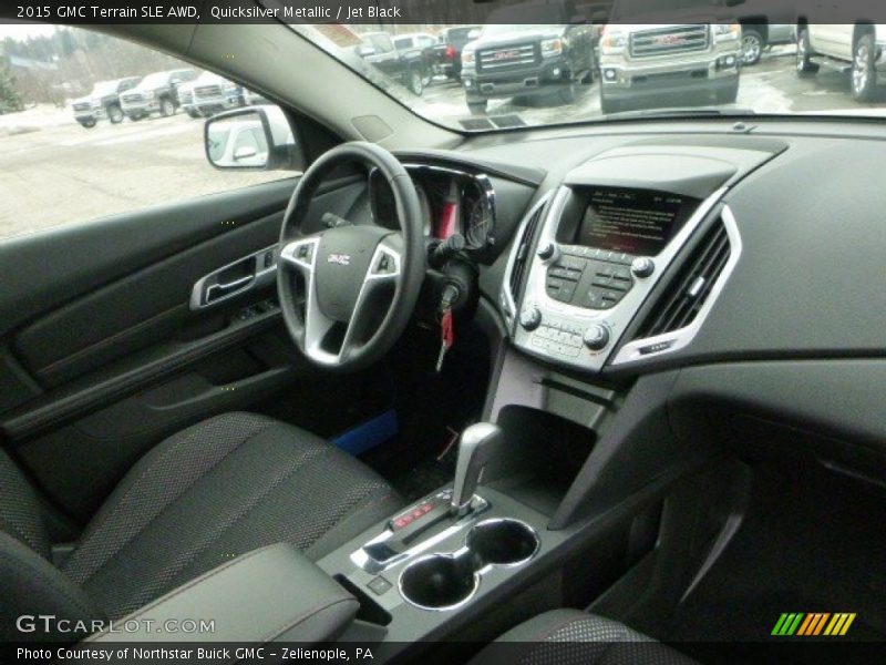 Quicksilver Metallic / Jet Black 2015 GMC Terrain SLE AWD