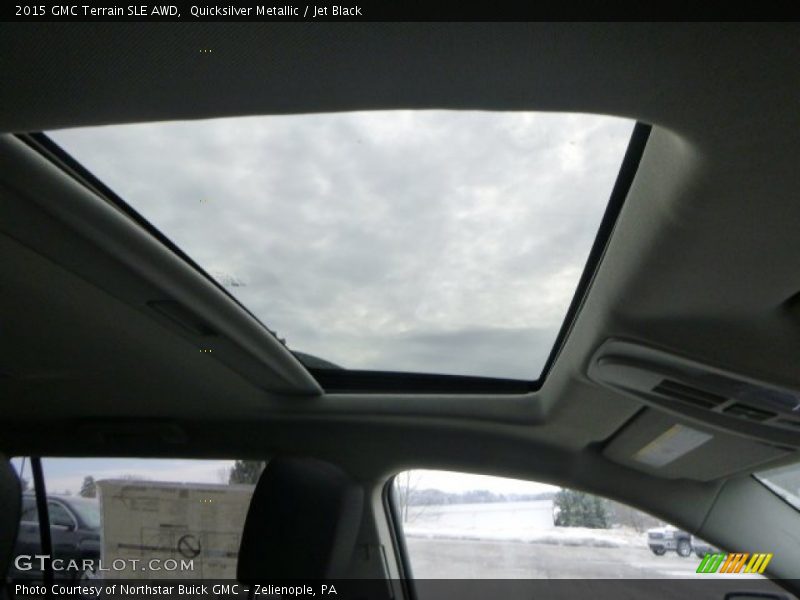 Quicksilver Metallic / Jet Black 2015 GMC Terrain SLE AWD