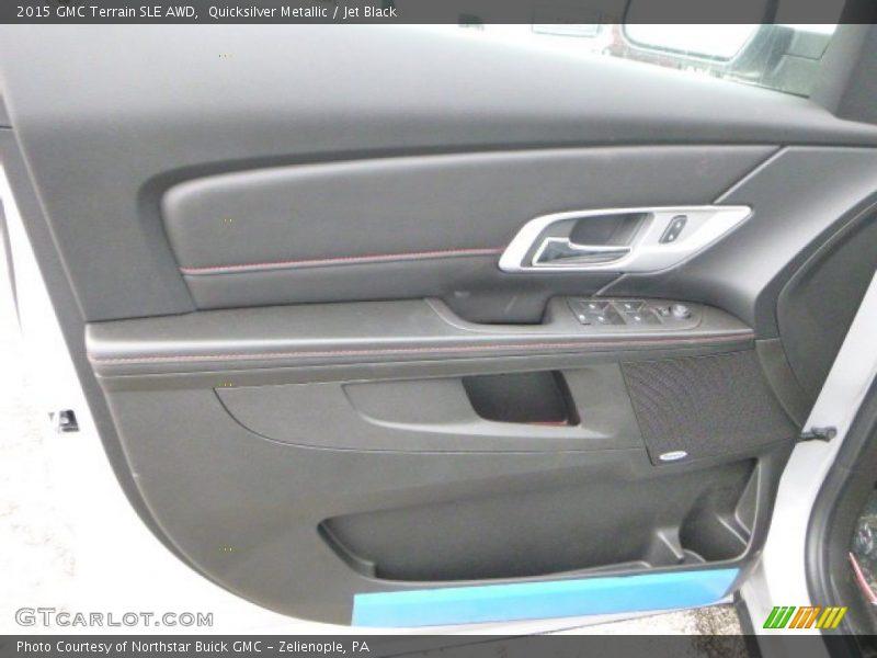 Quicksilver Metallic / Jet Black 2015 GMC Terrain SLE AWD