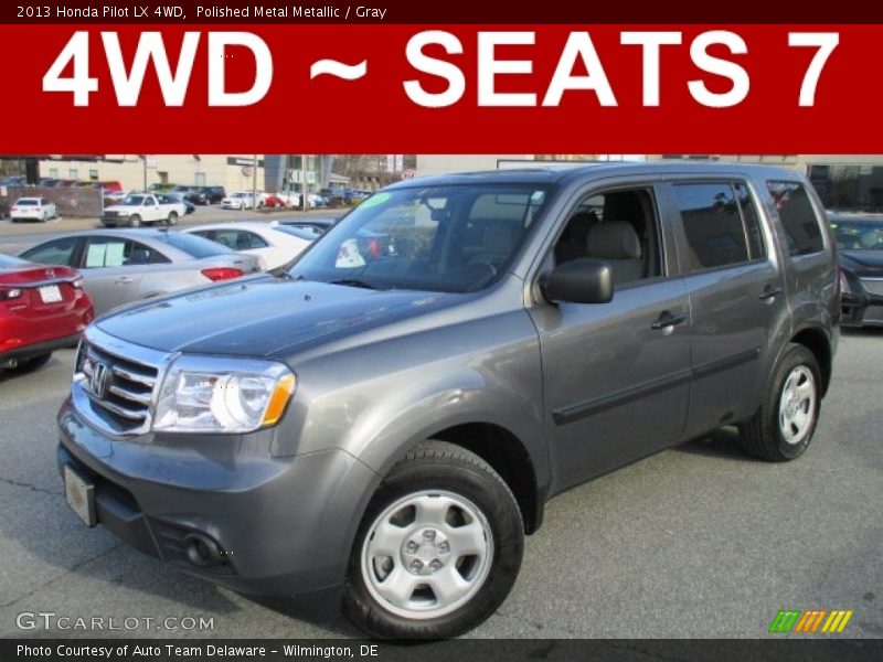 Polished Metal Metallic / Gray 2013 Honda Pilot LX 4WD