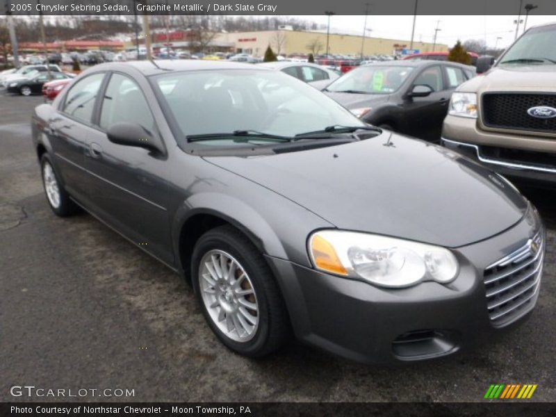 Graphite Metallic / Dark Slate Gray 2005 Chrysler Sebring Sedan