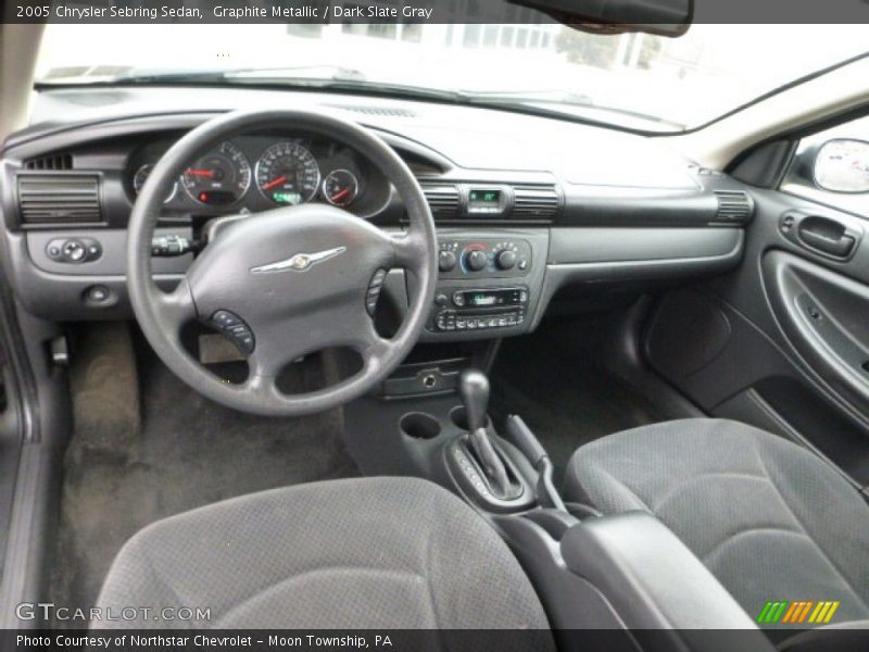 Graphite Metallic / Dark Slate Gray 2005 Chrysler Sebring Sedan
