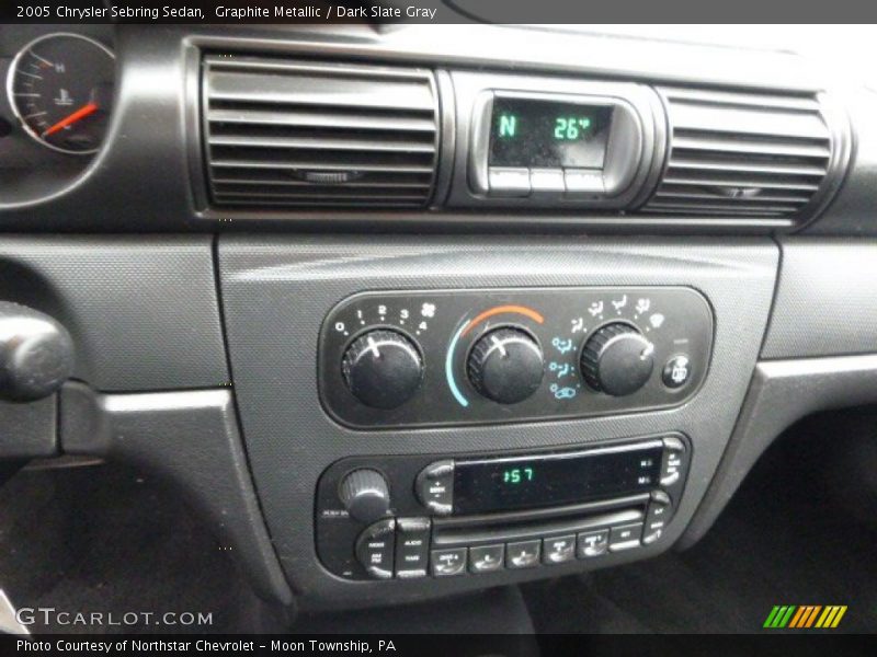 Graphite Metallic / Dark Slate Gray 2005 Chrysler Sebring Sedan