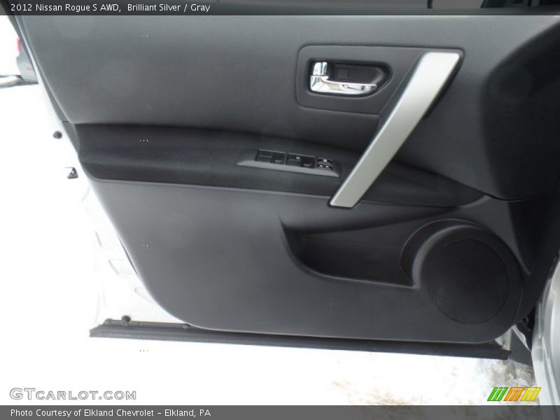 Brilliant Silver / Gray 2012 Nissan Rogue S AWD