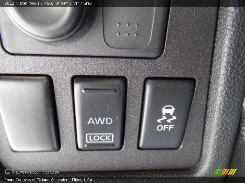 Brilliant Silver / Gray 2012 Nissan Rogue S AWD