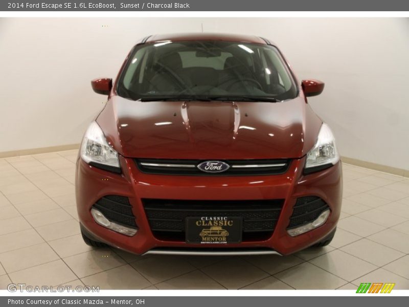 Sunset / Charcoal Black 2014 Ford Escape SE 1.6L EcoBoost