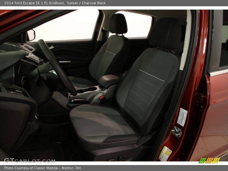 Sunset / Charcoal Black 2014 Ford Escape SE 1.6L EcoBoost
