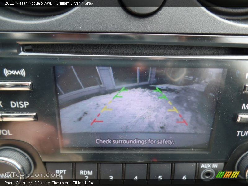 Brilliant Silver / Gray 2012 Nissan Rogue S AWD