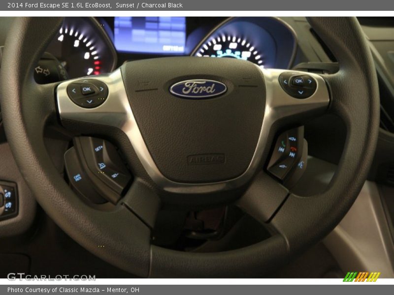 Sunset / Charcoal Black 2014 Ford Escape SE 1.6L EcoBoost