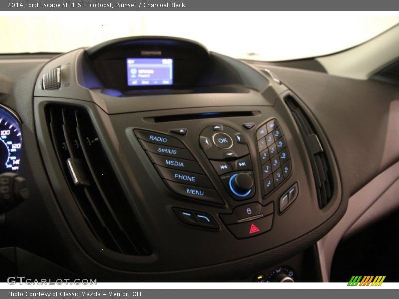 Sunset / Charcoal Black 2014 Ford Escape SE 1.6L EcoBoost