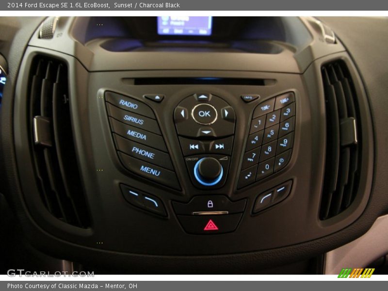 Sunset / Charcoal Black 2014 Ford Escape SE 1.6L EcoBoost
