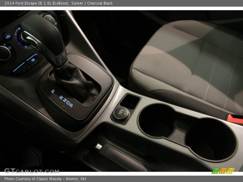 Sunset / Charcoal Black 2014 Ford Escape SE 1.6L EcoBoost