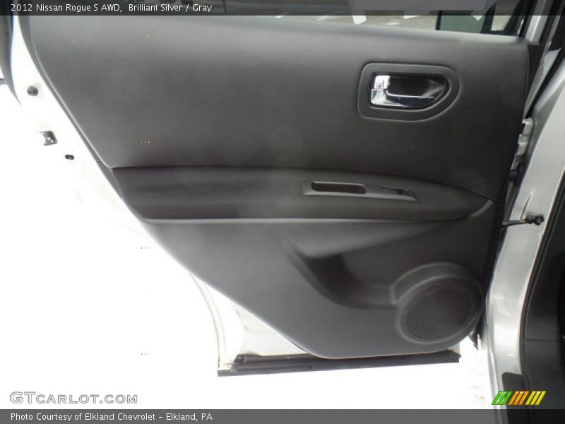 Brilliant Silver / Gray 2012 Nissan Rogue S AWD