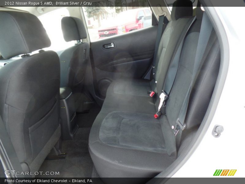 Brilliant Silver / Gray 2012 Nissan Rogue S AWD
