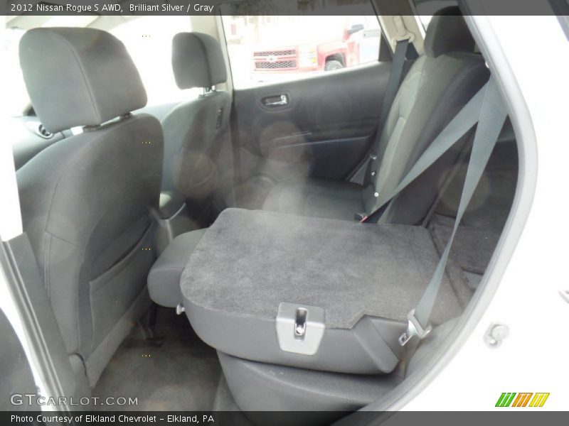 Brilliant Silver / Gray 2012 Nissan Rogue S AWD