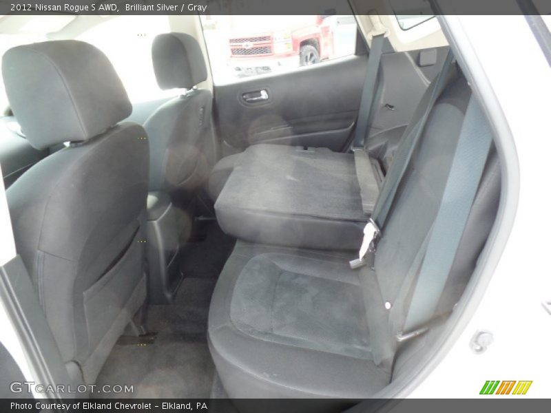 Brilliant Silver / Gray 2012 Nissan Rogue S AWD