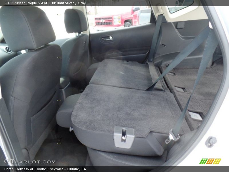 Brilliant Silver / Gray 2012 Nissan Rogue S AWD