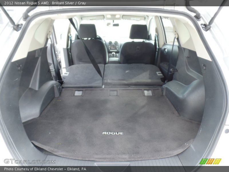 Brilliant Silver / Gray 2012 Nissan Rogue S AWD