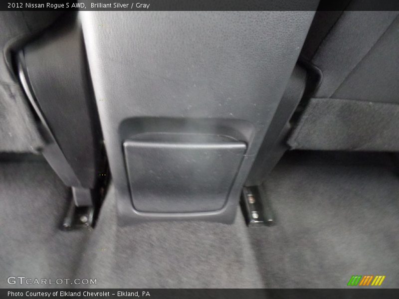 Brilliant Silver / Gray 2012 Nissan Rogue S AWD