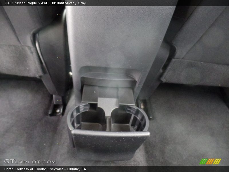 Brilliant Silver / Gray 2012 Nissan Rogue S AWD