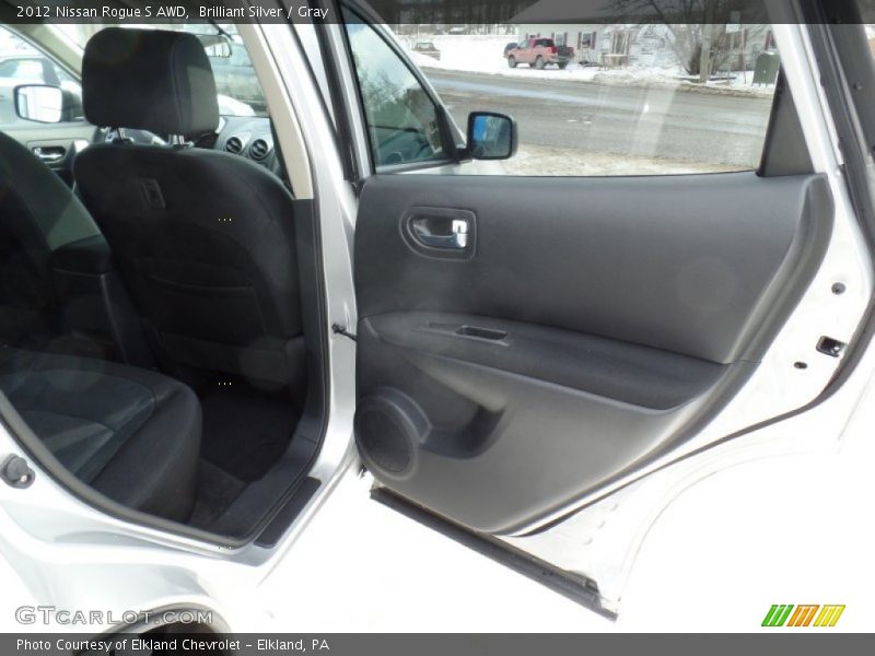 Brilliant Silver / Gray 2012 Nissan Rogue S AWD