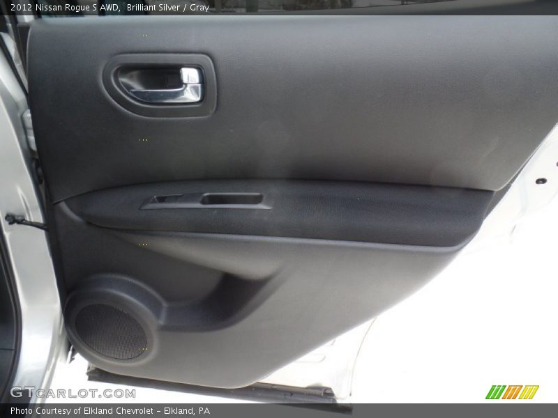Brilliant Silver / Gray 2012 Nissan Rogue S AWD
