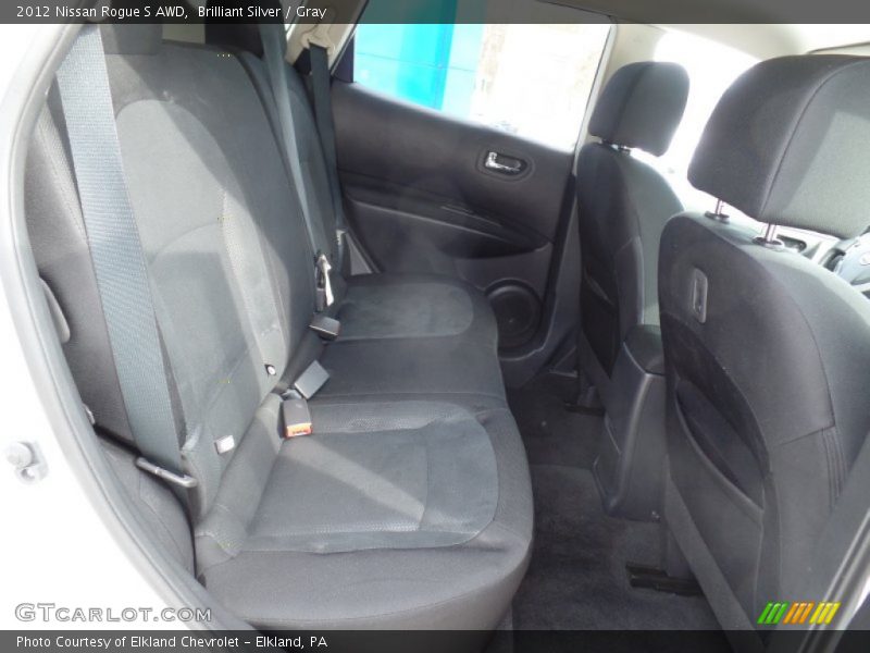Brilliant Silver / Gray 2012 Nissan Rogue S AWD