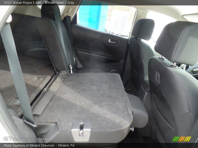 Brilliant Silver / Gray 2012 Nissan Rogue S AWD