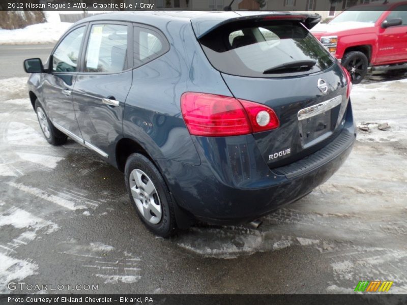 Graphite Blue / Gray 2012 Nissan Rogue S AWD