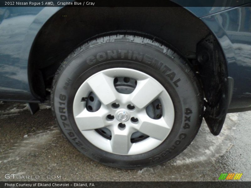 Graphite Blue / Gray 2012 Nissan Rogue S AWD