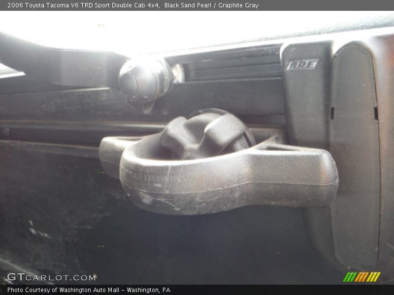 Black Sand Pearl / Graphite Gray 2006 Toyota Tacoma V6 TRD Sport Double Cab 4x4