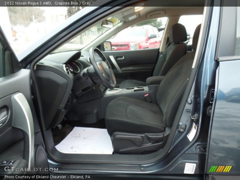Graphite Blue / Gray 2012 Nissan Rogue S AWD