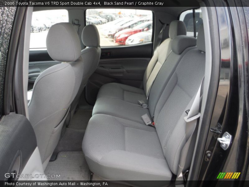 Black Sand Pearl / Graphite Gray 2006 Toyota Tacoma V6 TRD Sport Double Cab 4x4