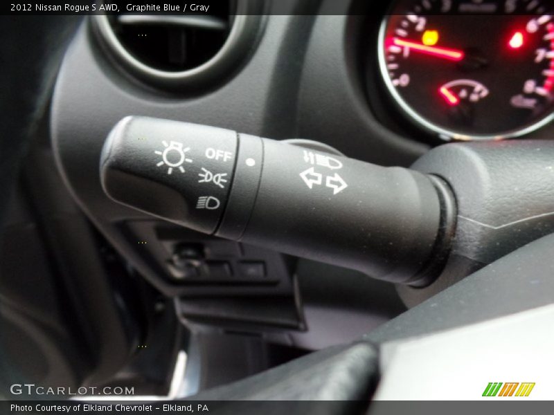 Graphite Blue / Gray 2012 Nissan Rogue S AWD