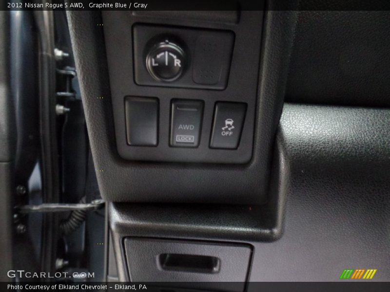 Graphite Blue / Gray 2012 Nissan Rogue S AWD