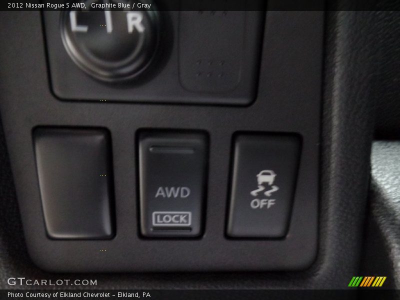Graphite Blue / Gray 2012 Nissan Rogue S AWD