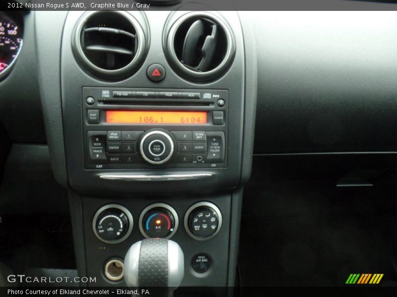 Graphite Blue / Gray 2012 Nissan Rogue S AWD