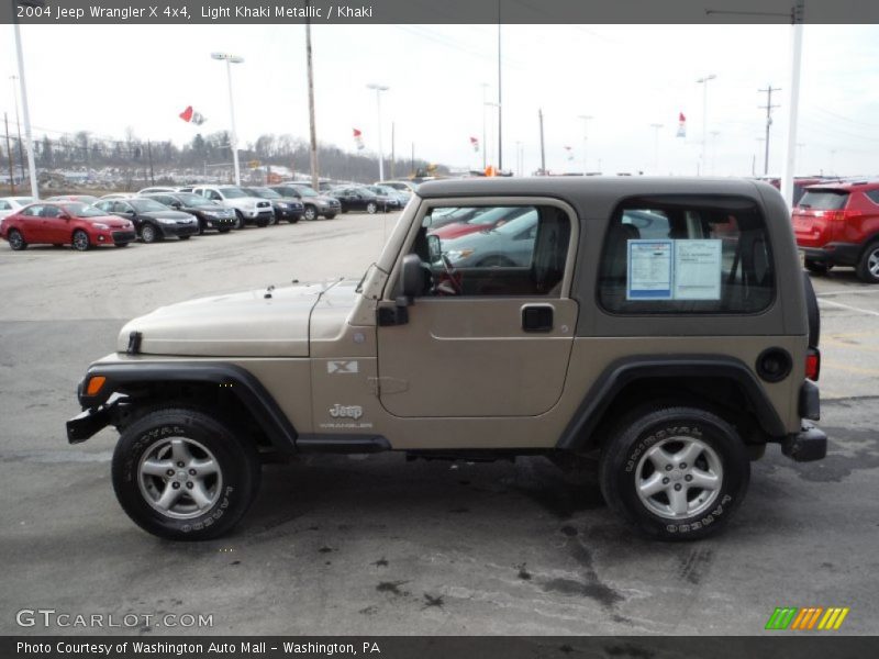  2004 Wrangler X 4x4 Light Khaki Metallic