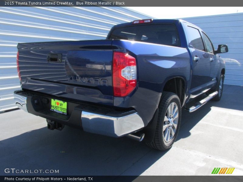 Blue Ribbon Metallic / Black 2015 Toyota Tundra Limited CrewMax