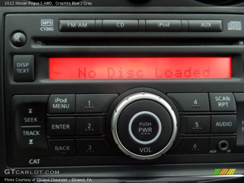 Graphite Blue / Gray 2012 Nissan Rogue S AWD