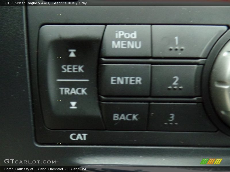 Graphite Blue / Gray 2012 Nissan Rogue S AWD
