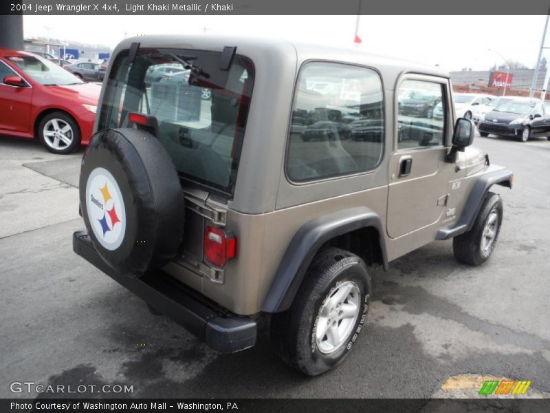 Light Khaki Metallic / Khaki 2004 Jeep Wrangler X 4x4