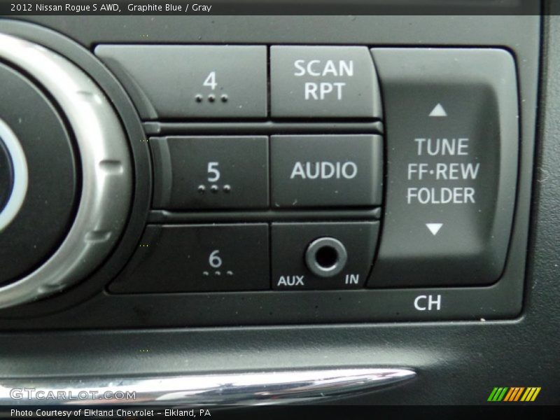 Graphite Blue / Gray 2012 Nissan Rogue S AWD