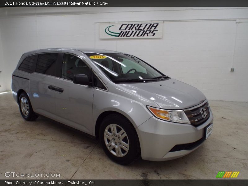 Alabaster Silver Metallic / Gray 2011 Honda Odyssey LX