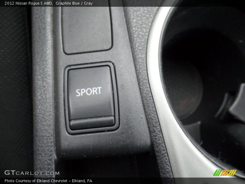 Graphite Blue / Gray 2012 Nissan Rogue S AWD