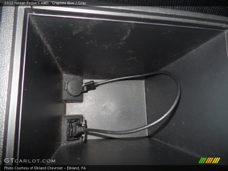 Graphite Blue / Gray 2012 Nissan Rogue S AWD