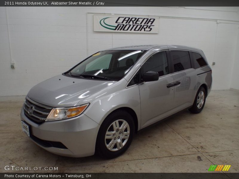 Alabaster Silver Metallic / Gray 2011 Honda Odyssey LX