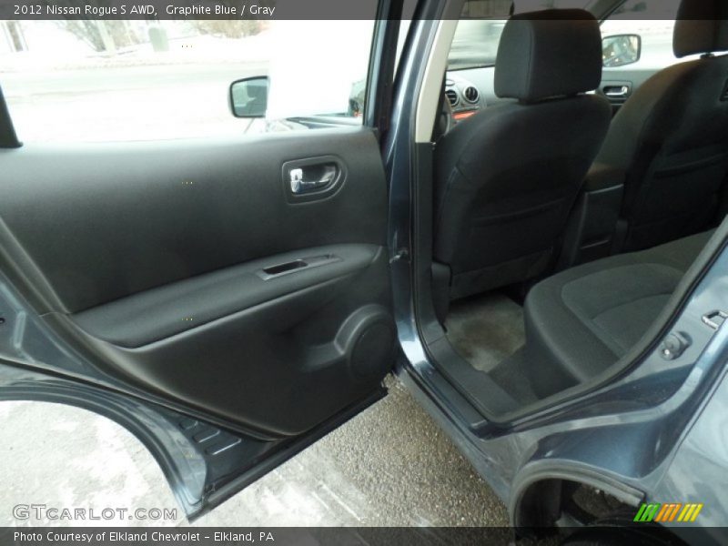 Graphite Blue / Gray 2012 Nissan Rogue S AWD