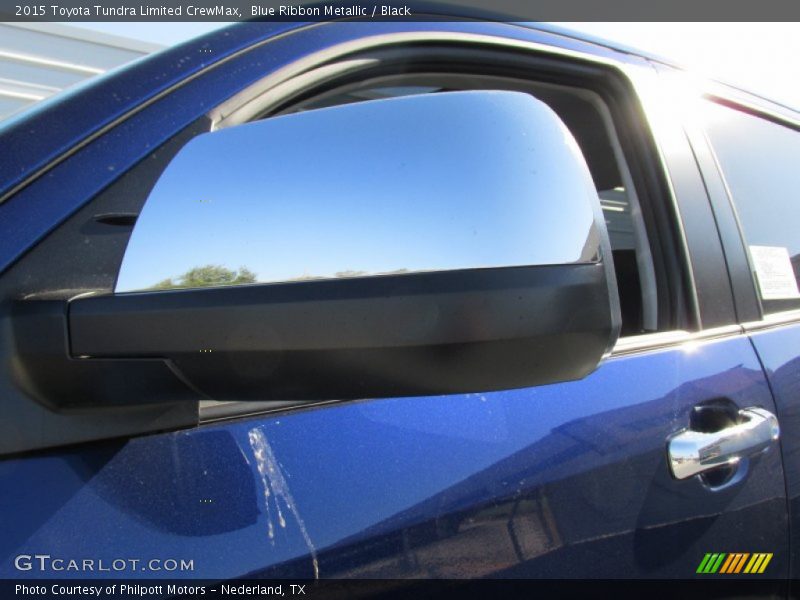 Blue Ribbon Metallic / Black 2015 Toyota Tundra Limited CrewMax